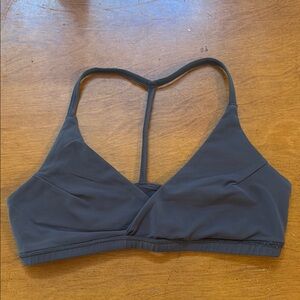 Lululemon Athletica Gray Sports Bra with Racerback